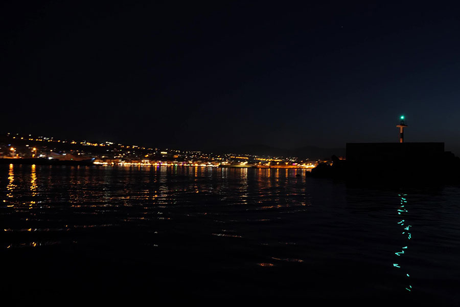 Rethymno's Night Light